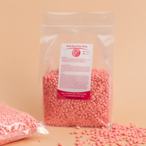 WaxNewK Etiqueta Privada nuevo producto 1kg bolsa cuentas depilatoria rosa sin papel depilación sin dolor <span class=keywords><strong>cera</strong></span> dura - Product Image 6