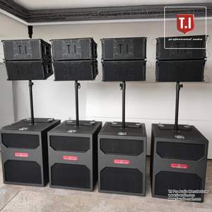 DJ Portable Mini <strong>Stand</strong> Audio Sound <strong>Line</strong> <strong>Array</strong> Single 10 Inch Two Way Powered <strong>Speakers</strong> Indoor Outdoor - Product Image 3