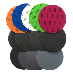 Discos de Papel de Lija de Carburo de Silicio de 5 Pulgadas, Papel Abrasivo Húmedo/Seco, Papel de Lija Impermeable, Disco de Lijado para Pulir Madera y Metal - Product Image 1
