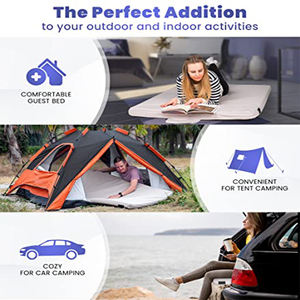 KingGear Portable Roll up Mattess Comfort Cell Memory Foam Camping Colchón Pad Floor Sleeping Mat Pad para Car Camping - Product Image 4