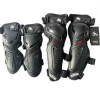 Ensemble de protections professionnelles souples et épaisses pour genoux et coudes, en PP, toutes saisons, avec fermeture auto-agrippante pour le cyclisme