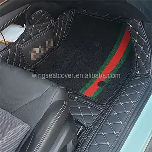 Tappetino in pelle di lusso con ali oem di qualità berlina e suv liner misura personalizzata tappetini auto per MG 5/6/7 ZS uno