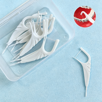 OEM Ortho Flosser Dentaire Soins Bucco-dentaires Bâton Menthe Noix de Coco Dents Cure-dents Fil Orthodontique Pics