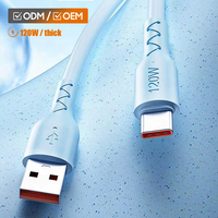 Kabel Data USB-C Magnetik OEM Produksi Baru, Tren Terbaru, Tebal 6.0mm, Daya Maksimum 120W, 2M, untuk IOS & Komputer dengan Pengisian Cepat 6A