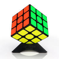 Cube Magique Personnalisable 3x3x3 Standard à Rotation Fluide, Jouet Éducatif de Puzzle pour Entraînement Cérébral pour Enfants en Plastique