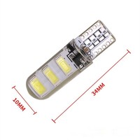 T10 W5W LED-Blitzlicht, Positionsleuchte, Seitenmarkierungsleuchte, Dauerlicht und Blinklicht, Ohne Bohren, Plug-and-Play