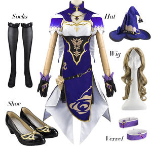 Gran oferta juego Genshin Impact personaje de dibujos animados <span class=keywords><strong>Lisa</strong></span> Minci Cosplay Rose Demon Girl Halloween Girl Castle fiesta de Carnaval - Product Image 2