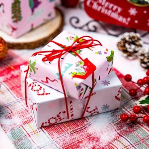 Pink Christmas <b>Wrapping</b> <b>Paper</b> Reversible Santa Penguin Design 17 In X 32.8 Ft Gift Craft Use - Product Image 5
