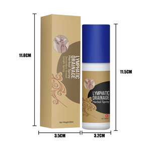 Spray Herbal OEM de <span class=keywords><strong>Drainage</strong></span> <span class=keywords><strong>Lymphatique</strong></span> Anti-Gonflement Traitement Efficace des Ganglions Sans Douleur pour les Seins - Product Image 1
