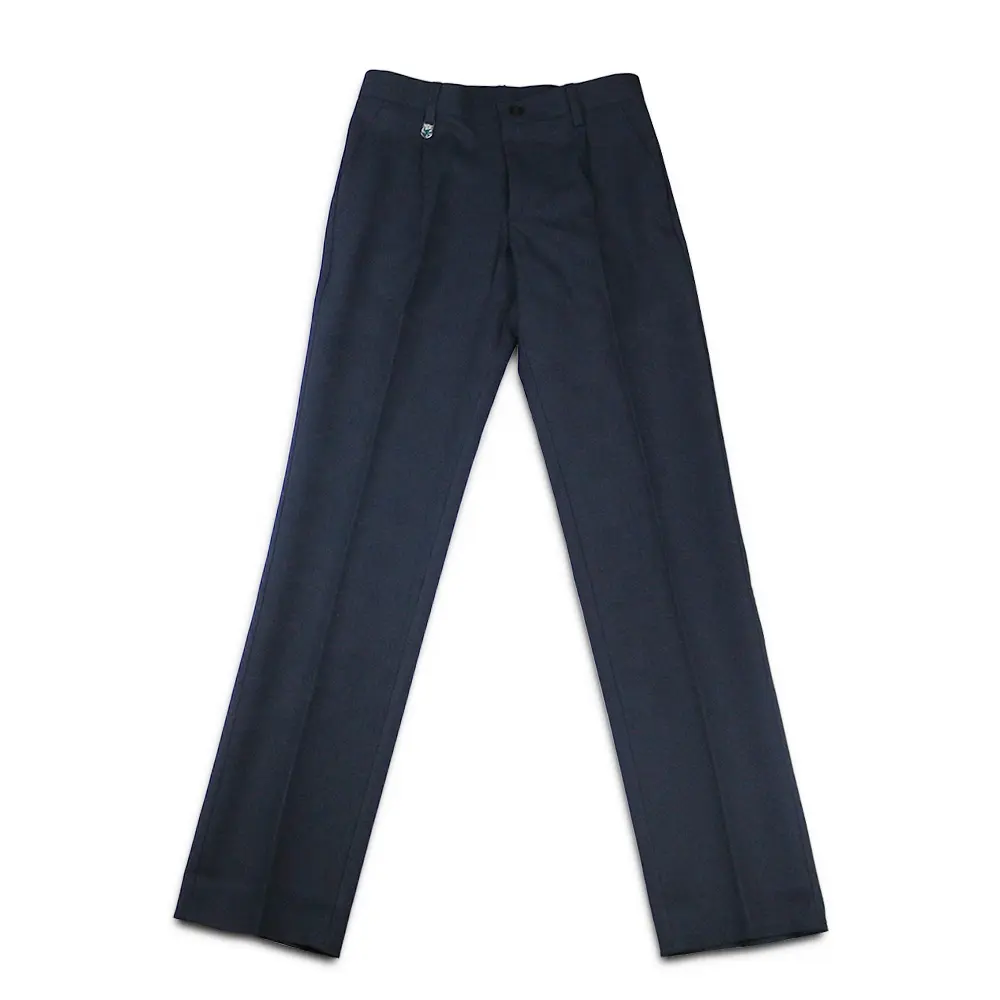 Детская школьная форма, темно-синие брюки спереди, школьная форма из поливискозы, брюки, школьные брюки