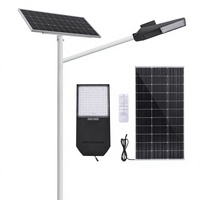 Lampadaire solaire tout-en-un LED IP66 pour éclairage extérieur, puce Bridgelux 5050, pour routes, jardins et chemins