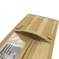 Panneau de visière de véhicule tactique Molle, pochette à outils EDC, sac de rangement pour CD, organisateur de visière de soleil pour camion et voiture