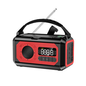 วิทยุฉุกเฉินพลังงานแสงอาทิตย์แบบมือหมุน H17 12000mAh AM/FM มัลติแบนด์ พร้อมไฟฉายและพาวเวอร์แบงค์ สำหรับกรณีไฟดับ - Product Image 6