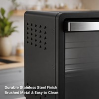 Four électrique à convection haute efficacité 48L avec contrôle tactile et menu, idéal pour la cuisson à domicile