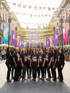 T-shirt unisex per la Giornata Internazionale della Donna, girocollo, manica corta, tessuto pesante 220GSM, stampa grafica, abbigliamento casual - Product Image 2