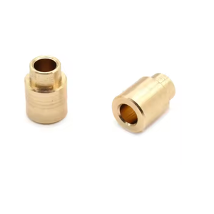 Procesamiento automático de torno Manga de latón Manga de cobre con brida hueca Torneado Accesorios de hardware personalizados Directo DE LA India - Product Image 3