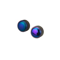 Couronne de montre en acier inoxydable 316L de 7,0 mm à visser, design pièce de monnaie, sans logo, compatible NH34 NH35 36 SKX007 - Prix usine