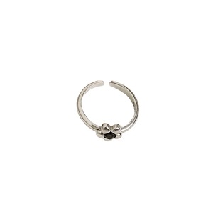 S925 Pure Silver Zircon Flower <b>Open</b> <b>Ring</b> Women's Everyday Wear Jewelry Fine <b>Ring</b> - Product Image 5