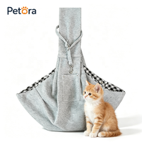 Petora - Nouveauté - Sac à bandoulière léger et lavable pour animaux de compagnie - Pour les petits animaux - Promenade en plein air - Voyage en métro - Voyage de courte distance