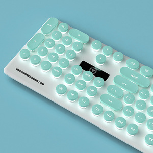 <span class=keywords><strong>Teclado</strong></span> <span class=keywords><strong>para</strong></span> Juegos con Cable YINDIAO V8 de 104 Teclas, Teclas Retro Punk con Sensación Mecánica, LED de Arcoíris <span class=keywords><strong>para</strong></span> <span class=keywords><strong>PC</strong></span> y Portátil - Product Image 4