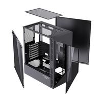 Lovingcool noir/blanc verre trempé pleine tour ATX MATX carte mère boîtier PC châssis d'ordinateur de jeu pour PC de jeu