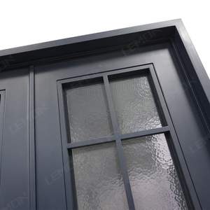 Prix du verre pare-balles moderne du fournisseur chinois <span class=keywords><strong>Porte</strong></span> <span class=keywords><strong>d</strong></span>'<span class=keywords><strong>entrée</strong></span> en fer forgé pour villas Surface finie - Product Image 5