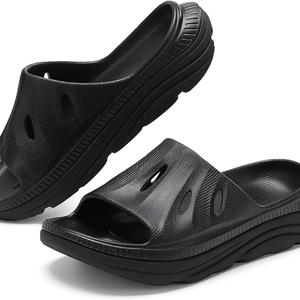 Sandale à glissière de conception <span class=keywords><strong>ergonomique</strong></span> d'été pour femmes avec soutien de la voûte plantaire Pantoufles de récupération à deux densités pour massage Caractéristique respirante - Product Image 5