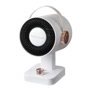 Nouveauté : Mini ventilateur chauffant portable de bureau 1000W en céramique PTC, souffleur d'air chaud électronique, chauffage d'appoint réglable - Product Image 1