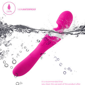 Damen AV Vibrator Flirt-Massagegerät Masturbationshilfe Erotikspielzeug Doppelköpfiger Starker Vibrations-Orgasmusstab - Product Image 4