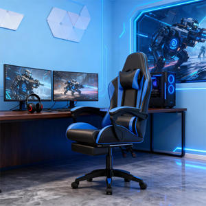 Acolchado <span class=keywords><strong>Racer</strong></span> Sporty Cadeira <span class=keywords><strong>Gamer</strong></span> Chile Cómoda <span class=keywords><strong>silla</strong></span> reclinable al por mayor de gama alta ergonómica con respaldo alto para juegos con reposapiés - Product Image 3