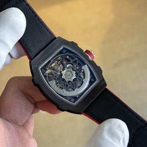 Orologio Meccanico Automatico Ultra-Sottile <span class=keywords><strong>in</strong></span> Fibra di Carbonio Nera 6702 Orologio Meccanico Automatico Ultra-Sottile <span class=keywords><strong>in</strong></span> Fibra di Carbonio Blu - Product Image 5