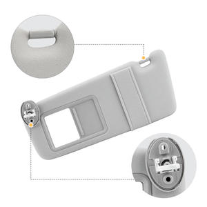 Parasol para Toyota 74320-0T021-A1 Gris con Luces, Montaje en el Techo, Instalación con Cinta 3M, Paquete de Dos - Product Image 1