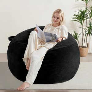 Funda <span class=keywords><strong>de</strong></span> Silla Tipo Puff <span class=keywords><strong>de</strong></span> Diseño Contemporáneo y Cómodo, <span class=keywords><strong>de</strong></span> Una Plaza, Sin Relleno, para Adultos - Product Image 6