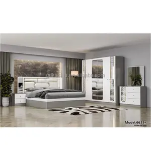 elegant simple design cheap price good quality MDF bedroom furniture set