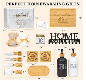 Cesti <span class=keywords><strong>Regalo</strong></span> Personalizzati per la Nuova <span class=keywords><strong>Casa</strong></span>, Cesti di Benvenuto per Coppie, Proprietari, Clienti, Donne, Agenti Immobiliari, <span class=keywords><strong>Regalo</strong></span> di Chiusura per Acquirenti di Case - Product Image 2