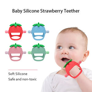 OEM ODM precio de fábrica linda flor forma púrpura de grado alimenticio de silicona líquida dentición juguete mordedor dentición juguete - Product Image 2