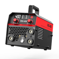 Soudeuse haute fréquence multi-processus MIG/MMA/Lift TIG 3-en-1, machine à souder 220V avec contrôle numérique LCD, soudeuse sans gaz à fil fourré