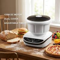 Robot Pétrin 5,68 L avec Fonction de Fermentation, Commande Tactile, Bol en Plastique PP, Bac de Fermentation pour Pizza, Pain, Pâtes