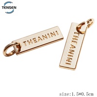 Breloque en métal personnalisée avec logo, pendentif de créateur pour collier, étiquette métallique pour bracelet, breloque de chaîne, accessoire de bijoux en alliage