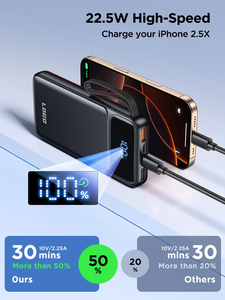 HYTO Alta capacidad 22,5 W Banco de energía de carga rápida 20000mAh 10000mAh <span class=keywords><strong>Cargador</strong></span> portátil Estación de Banco de energía del teléfono - Product Image 4