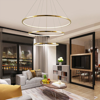 Plafonnier LED suspendu en acrylique au design moderne, luminaire décoratif d'intérieur, idéal pour un salon, une salle à manger ou une salle à manger