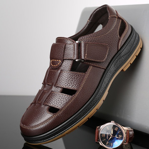 <span class=keywords><strong>Sandalias</strong></span> <span class=keywords><strong>de</strong></span> Verano 2026 Marrones Casuales <span class=keywords><strong>para</strong></span> <span class=keywords><strong>Hombre</strong></span>, <span class=keywords><strong>Sandalias</strong></span> <span class=keywords><strong>de</strong></span> Cuero Genuino Baratas <span class=keywords><strong>para</strong></span> <span class=keywords><strong>Hombre</strong></span>, <span class=keywords><strong>Sandalias</strong></span> <span class=keywords><strong>de</strong></span> <span class=keywords><strong>Hombre</strong></span> con Suela <span class=keywords><strong>de</strong></span> <span class=keywords><strong>Goma</strong></span> en Oferta - Product Image 2