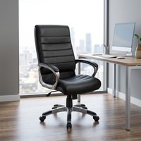 Nouvelle Arrivée d'Usine - Chaise de Bureau Exécutive Ergonomique Confortable de Luxe à Dossier Haut Pivotant pour Dirigeant et Manager