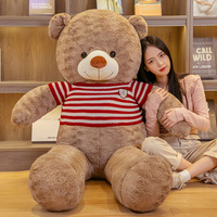Boneka Beruang Teddy Raksasa Super Lembut Ukuran Ekstra Besar Isi Kapas PP Bantal Peluk untuk Hadiah Ulang Tahun Grosir
