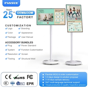 <span class=keywords><strong>TV</strong></span> <span class=keywords><strong>LED</strong></span> Smart HD Portatile da <span class=keywords><strong>32</strong></span> <span class=keywords><strong>Pollici</strong></span> con Schermo Touch, Batteria Integrata e Supporto, Bianco - per Streaming Domestico - Product Image 1