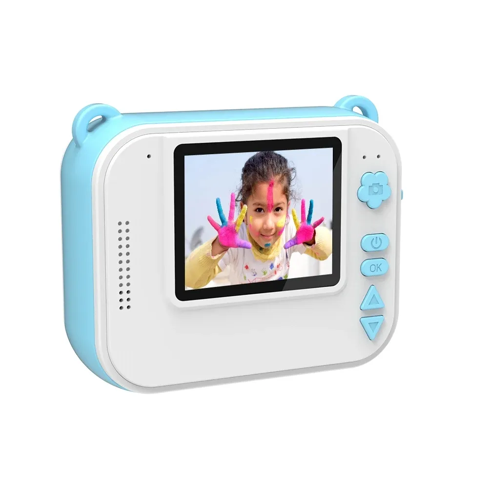2024 Icar üreticileri en iyi dijital kamera Full Hd Ips ekran anında baskı Mini çocuklar yazıcı çocuklar dijital kamera