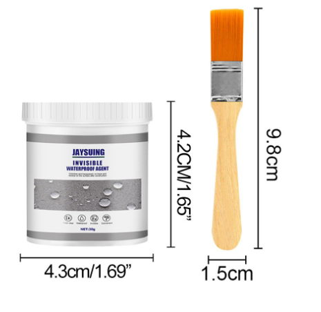 30 100 300 500g Transparent Waterproof Glue Coating Toilet Exterior Wall Roof Leakproof Waterproof Agent Waterproof Coating