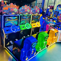 Simulateur de course automobile pour enfants HiPlay Factory, jeu d'arcade à volant à monnayeur pour centre commercial, salle de jeux pour enfants