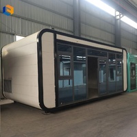 Cabine en bois préfabriquée de luxe, design écologique, capsule modulaire, camping de luxe en plein air, maison préfabriquée modulaire