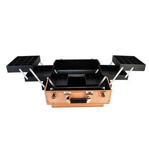 Estuche <span class=keywords><strong>de</strong></span> Maquillaje Negro <span class=keywords><strong>de</strong></span> Lujo OBOX, con Logotipo Personalizado, <span class=keywords><strong>para</strong></span> Chicas, Estuche <span class=keywords><strong>de</strong></span> Cosméticos Profesional, Bolsa <span class=keywords><strong>de</strong></span> Maquillaje Colgante - Product Image 6
